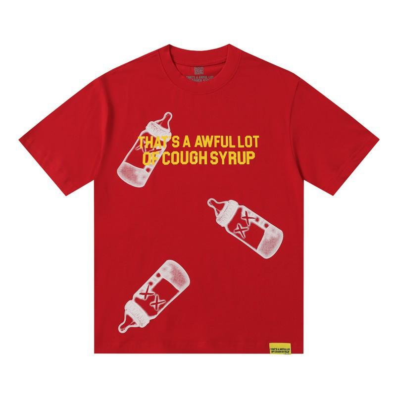 Premium 100% Cotton Crew Neck Short Sleeve T-Shirt Men Loose Fit Casual Print Tee 2025
