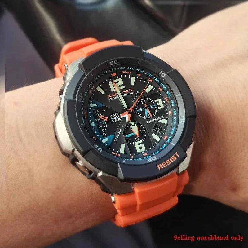 Für Casio Uhrenarmband GW-3000 GW-3500B GW-3000B GW-2000/1200 Serie Silikonkautschuk Uhrenarmband Armband Uhrenarmbänder