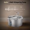 3.2L Stainless Steel Pet Water Fountain With Visible Window Filtration System Automatic Cat Fountain for Cats/Dogs Drinking Bowl