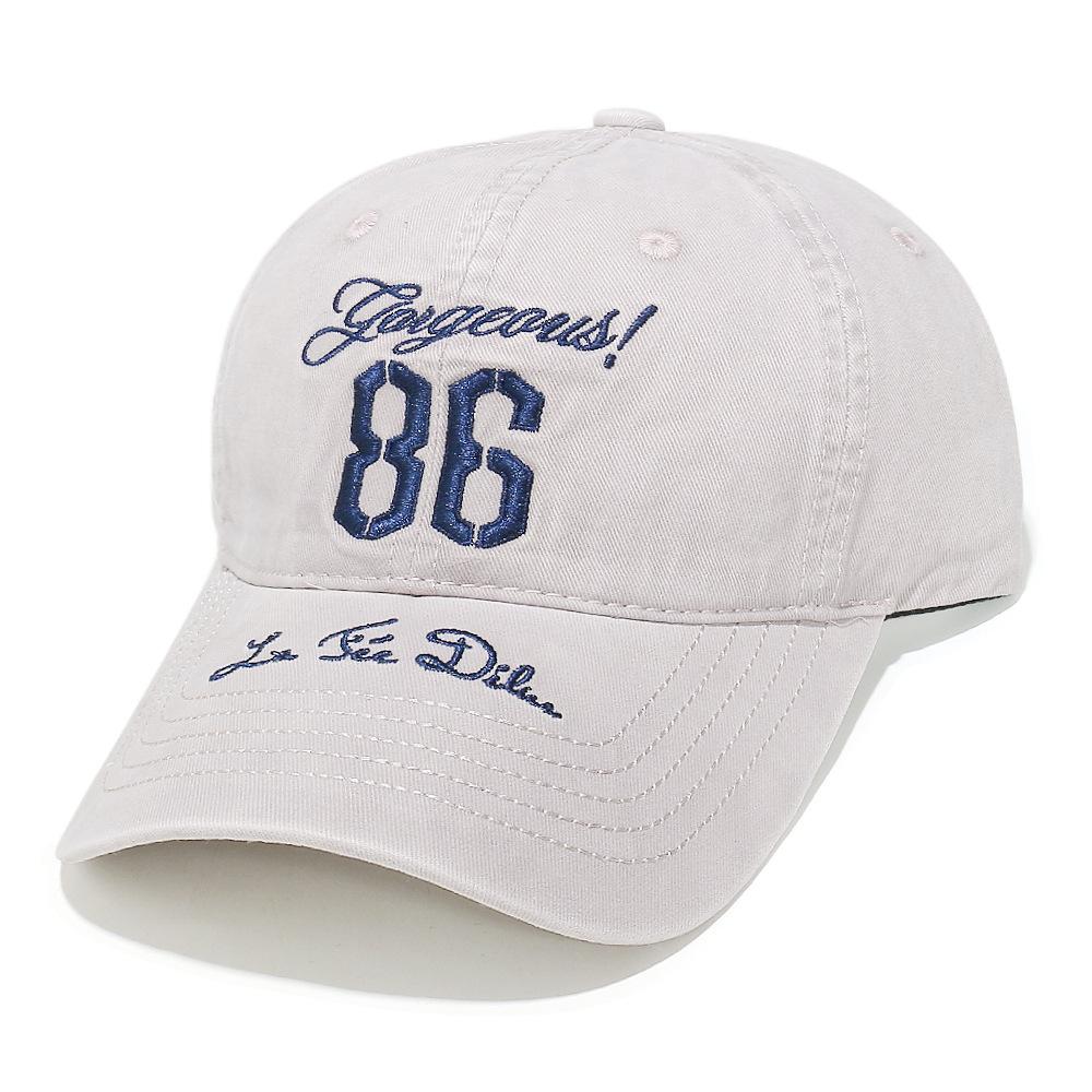 Spring and summer new alphabet baseball cap Spice girl versatile personality visor cap children