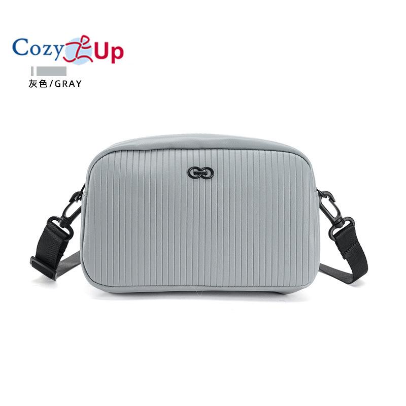 Gemütliche Damen Kameratasche Unifarbene Einzel-Schulter-Crossbody-Tasche für Damen Sandwich-Reißverschlusstasche Kleine quadratische Tasche