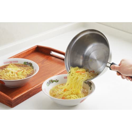 Yoshikawa Saucepan, 18cm, Gas/IH Compatible, Ideal for Bowls and Ramen, Stainless Steel, Made in Japan, Deep, with Spout, Single-Serve, Product Number