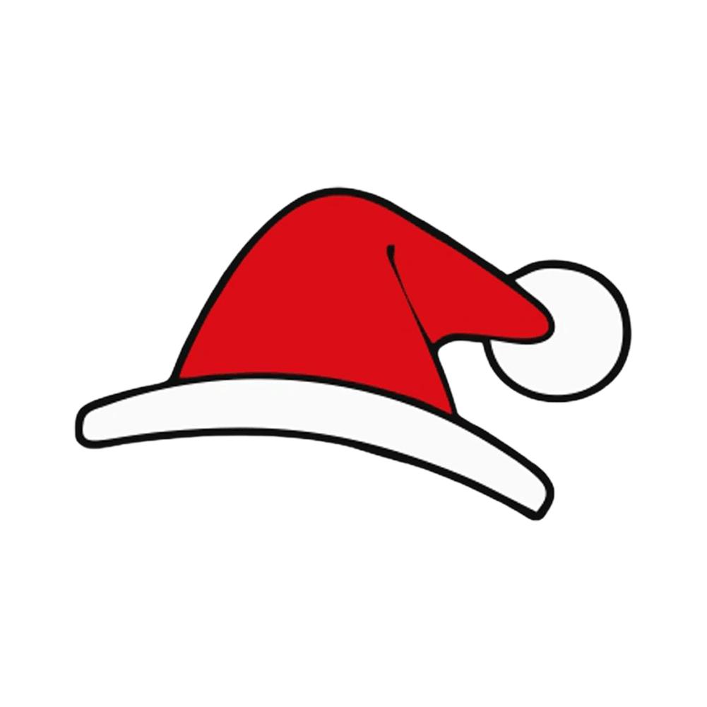 1/3/5 BUC Pentru Tesla Y Juniper Autocolant Creativ Pălărie de Crăciun Mașină Fereastră de Sticlă Crăciun Decorațiune Moș Crăciun pentru Accesorii Tesla