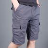 Men Summer Cargo Shorts With Multiple Pockets And Zipper For Casual Urban Style