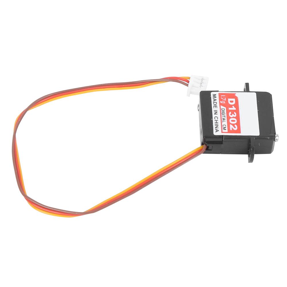 D1302 Micro Mini Digital Servo Spare Parts Accessory for Fixed Wing Aircraft ModelJS1.25 Plug