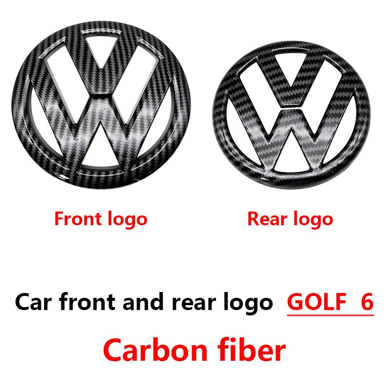 För VOLKSWAGEN VW 1 st Bil Original Ersättning Framgrillmärke Bagagelucka Baklucka Emblem Logotyp Dekor Tillbehör För VW MK6 GOLF 6 2