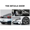 1/24 BMW I8 Supercar Alloy Car Model Diecasts Metal Toy Vehicles Sound Light Simulation Collectibles Hobbies Baby Kids Toy Gifts