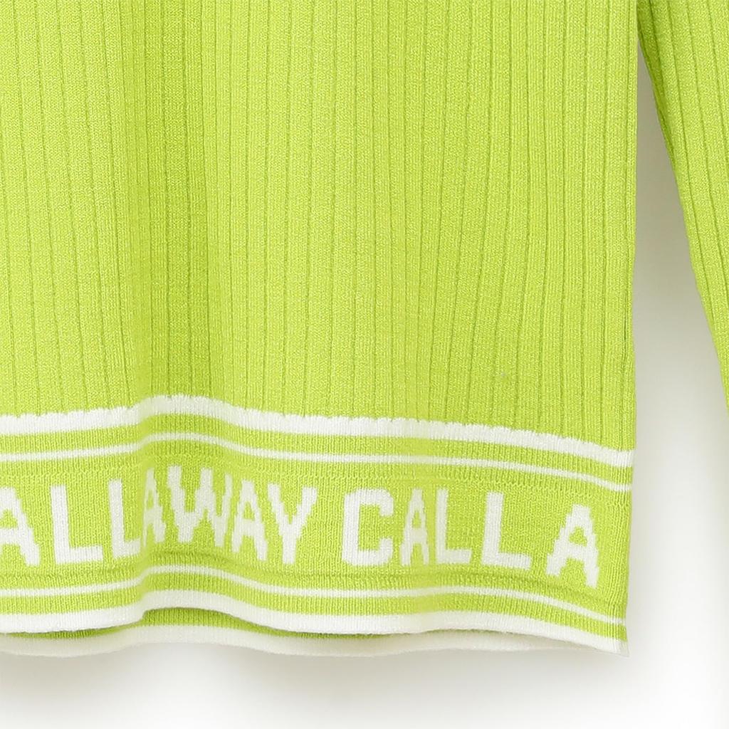 Callaway High Neck Knit Golf C24218202 Green M Women's (Plain Knit) / / 1130_Light