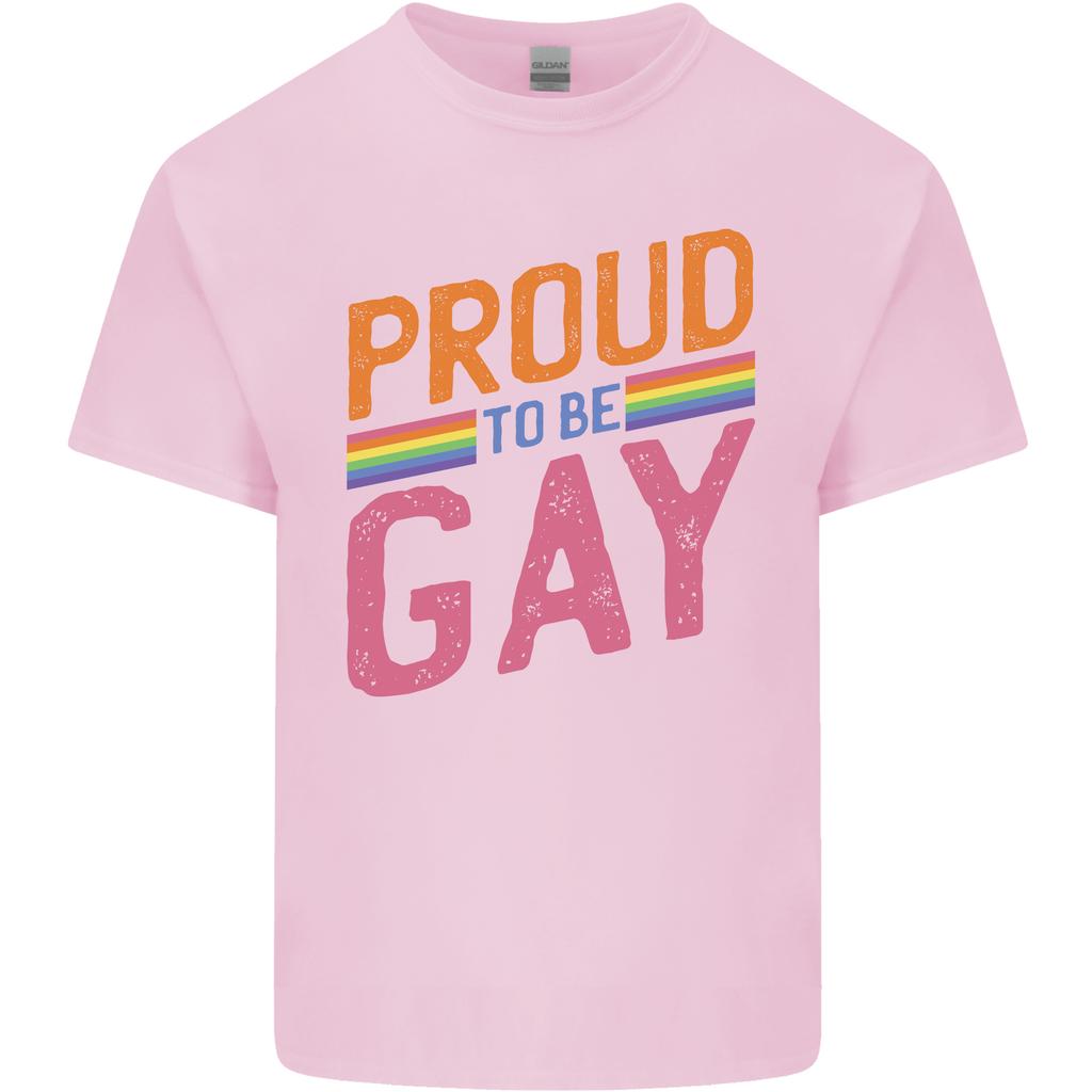 LGBT Pride Awareness Proud To Be Gay Unisexs Light Cotton TShirt