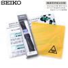 Watch Genuine Leather with Care Instructions [Seiko] Band, 18mm, Strap, Men's, (Black)