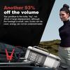 Jump Starter Vacuum Cleaner Electric Tire Pump with Light USB Rechargeable 8000mAh Bicycle Air Compressor for Car Tires