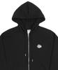 Graver [Unisex] Cloud Smile Embroidered Zip-Up Hoodie_Black