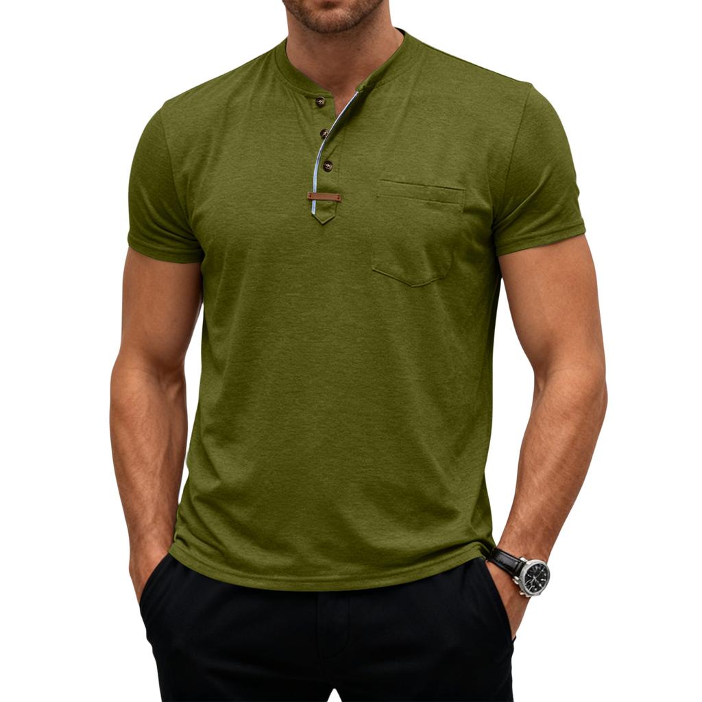 Men's Relaxed,Fit Casual Button,Down Short,Sleeve Shirt