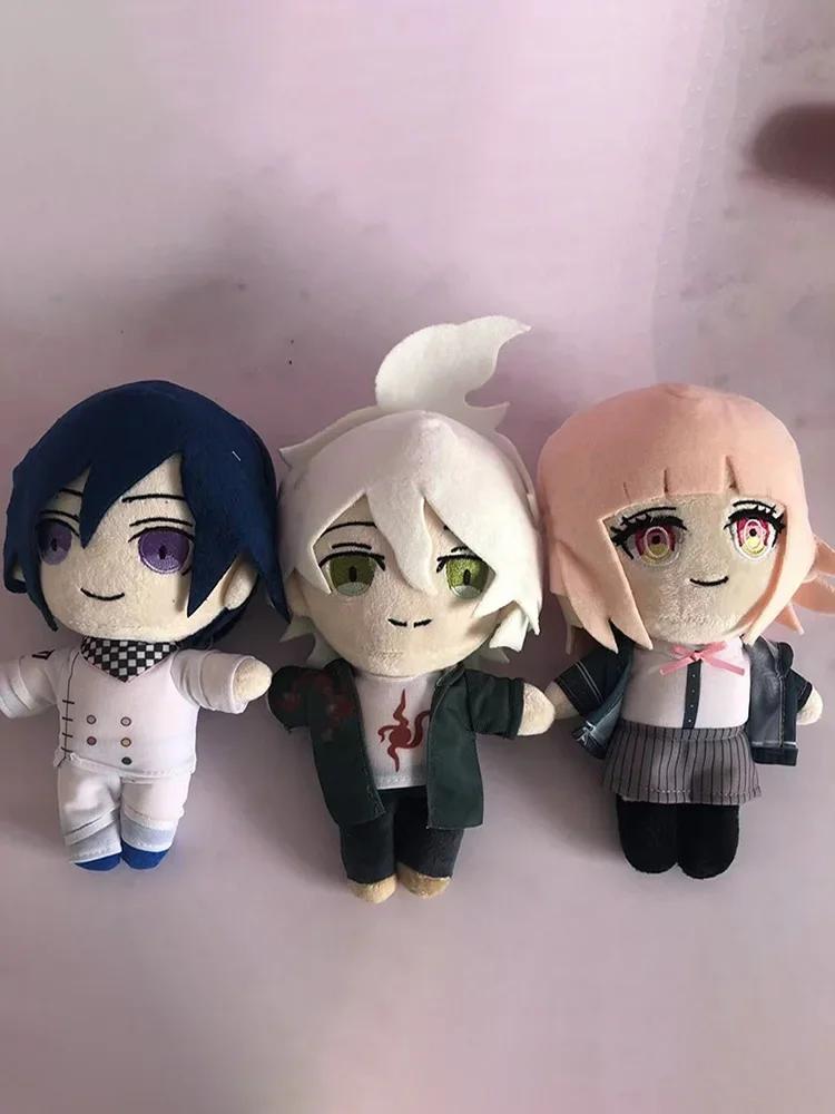 23cm Danganronpa Plush Toys Kokichi Oma Nagito Komaeda Nanami ChiaKi Stuffed Dolls Cartoon Figure Plushies Kids Christmas Gifts