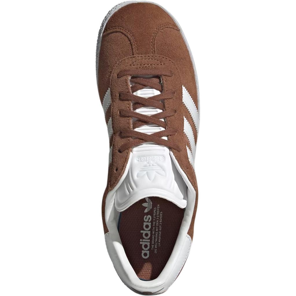 Adidas Gazelle J Preloved Brown Kids Sneakers Cloud-White Gold-Metallic IF9802