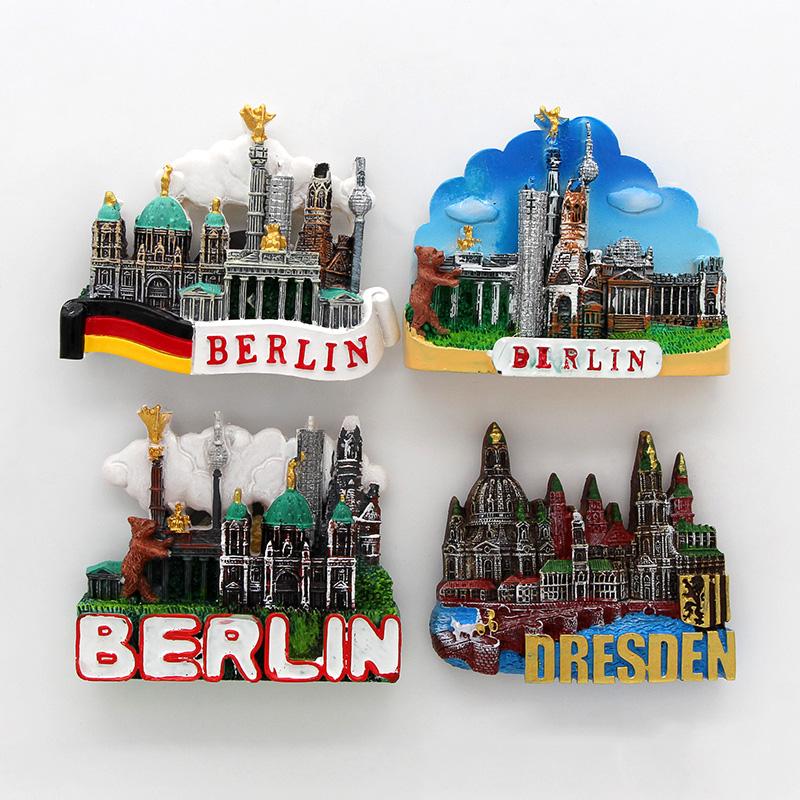 Kühlschrank magnetische Kühlschrankaufkleber Deutschland Kölner Dom Berlin Heidelberg neikal Dresden München Deutschland Tourismus Souvenir