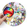 50 Pictures of Individual Colored Rainbow Series Fresh Graffiti Suitcase Laptop Scooter Car Decoration Stickers