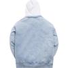 Kith Two Tone Indigo Hoodie Light Indigo Unisex Tops Blue KH2322-402