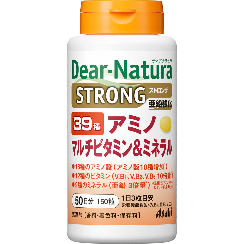 

Asahi Dear-Natura Strong 39 Amino Multivitamin & Mineral 150 Capsules Comprehensive vitamins Vitamins Comprehensive vitamins 1