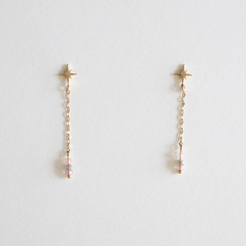 MERRYMOTIVE Daystar drop chain earring