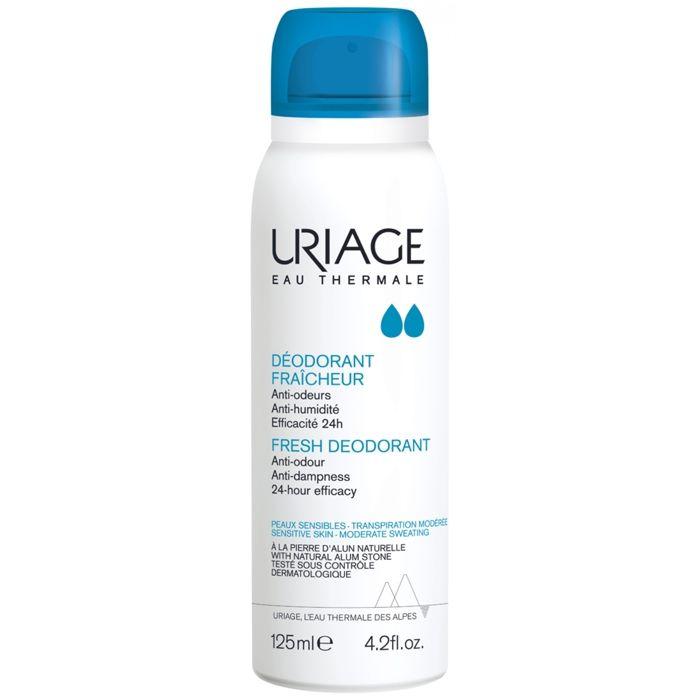 Déodorant - Uriage - Fraîcheur Spray - 125ml - Peaux Sensibles - Sans Sels D'aluminium