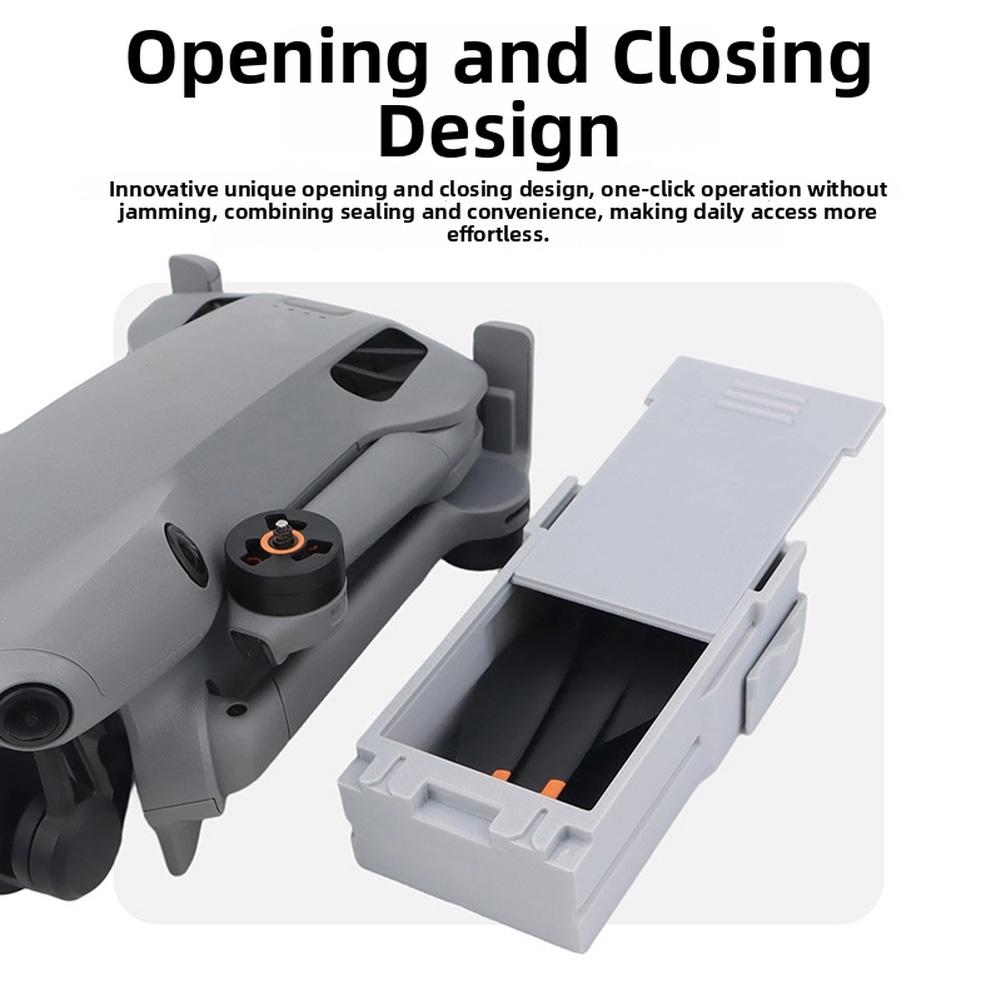 Shockproof Propeller Storage Box For DJI 5 Pro Lightweight Dustproof ABS Case Secure Fit In Battery Slot