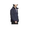 Adidas Fashionable Versatile Letter Warm Long Sleeve Down Jacket Unisex Outerwear Legendary-Ink-Blue JL9585