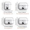 Case For Airpods 1 2 4 Pro2 Pro3 Pro 3 Clear Earphone Cases Cover Airplane Art