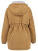 Women's 2024 Hooded Fur-Lined Windbreaker: Autumn/Winter Warm Zipper Jacket