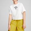 (WMNS) PUMA Classics Relaxed T-shirt 'White' Women's 626808-02