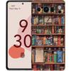 Luxury TPU Phone Case For Google Pixel 9 8 8A 7 7A 6 Pro XL 6A 5G Read Books Illustration Black Soft Back Cover