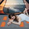 XiaomiUSB Electric Blanket Outdoor 6-zone Plush Thickened Fast Heating Mattress Car Temperature Adjustable Warm Heating Blanket