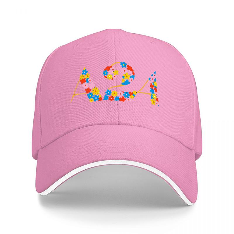 A Floral Design Baseball Cap Black Color Embroidered Pattern Fashionable Streetwear Accessory for Unisex and Women