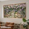 1 Decorative Wall Stone Art Garage Door Banner | Easy To Install, Polyester fiberDJH