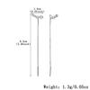 S925 Sterling Silver Star Tassel Long Earrings - Lightweight, Luxury, High-End Design for Women