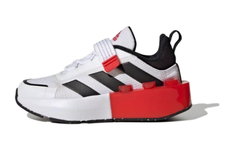 adidas Tech Runner  LEGO X  Little Kid  White Black Red  ID9530 30.5