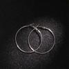 Geometric Metal Temperament Ring Punk Large Circle Ear Studs Hoop Earrings Fashion Jewelry