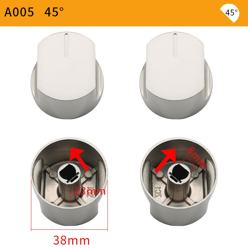 2 pezzi 8mm Lega di alta qualità Materiale Interruttori Rotativi Manopola Rotonda Fornello a Gas Bruciatore Forno Parti per Cucina Maniglie Per Fornello a Gas