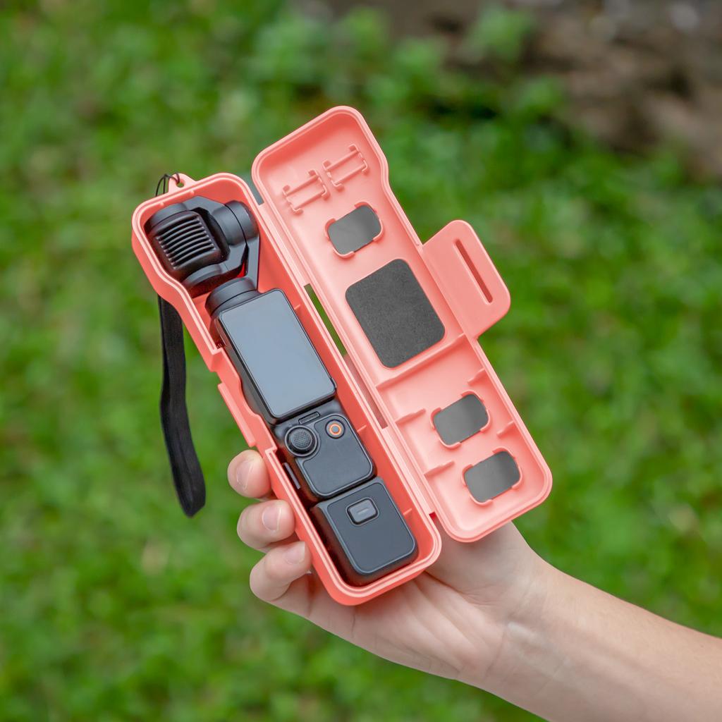 for DJI OSMO Pocket 1 Case PC Protective Cover With Strap Anti-Scratch Protector Box for DJI Pocket 1 Camera Shell Accessories