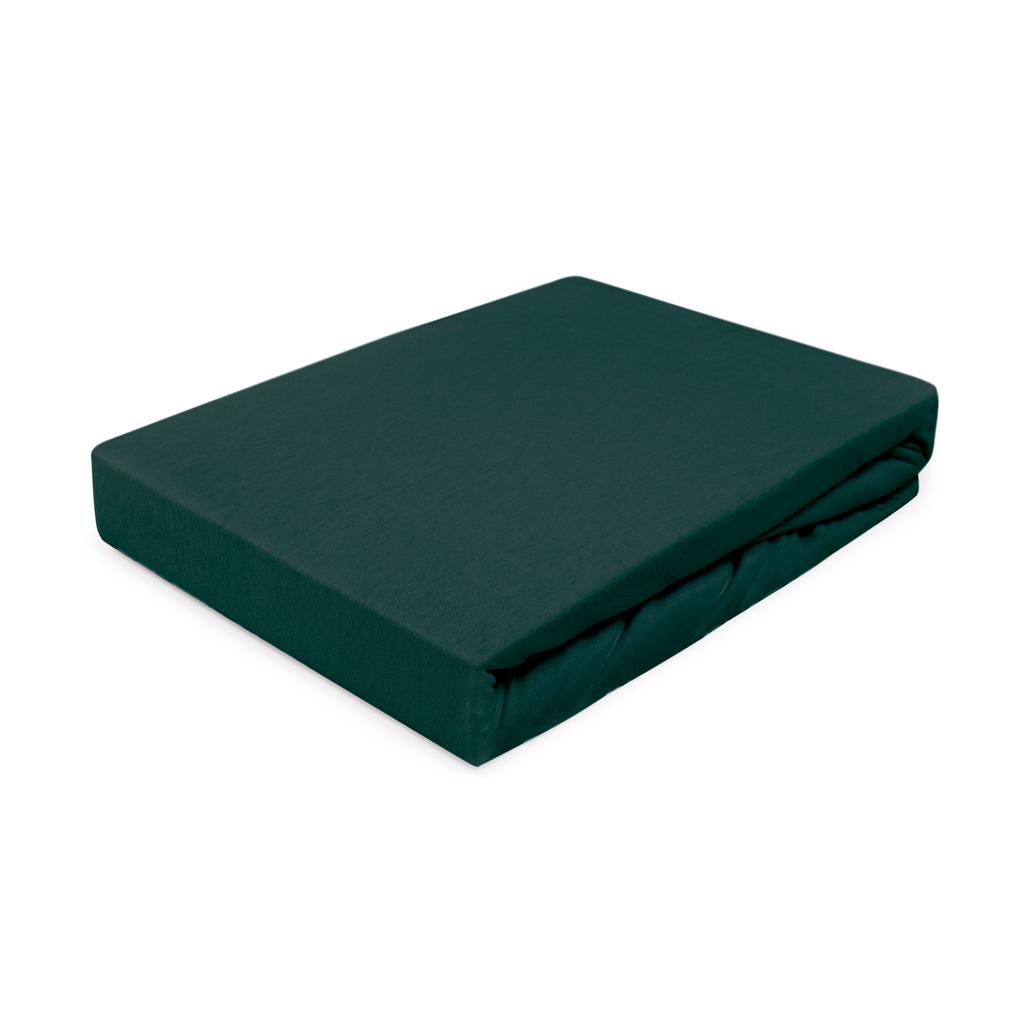 Fitted Sheet 120x200 Jersey 100% COTTON Khaki Green