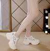 Fashion 9cm Height Increasing Shoes Women Summer Air Mesh Breathable Wedges Chunky Platform Hidden Heel Casual Sneakers Ladies