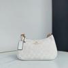 COACH Borsa a Spalla Teri Signature Canvas CA548 Bianca NWT