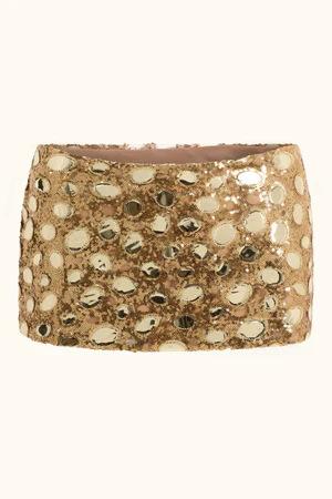 Sequin Bodycon Skirt Summer New Sweet Spicy Party High Waist Slim Stretchy Mini Dress