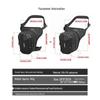 Bolsa Impermeable Expandible para Pierna y Cintura de Motocicleta