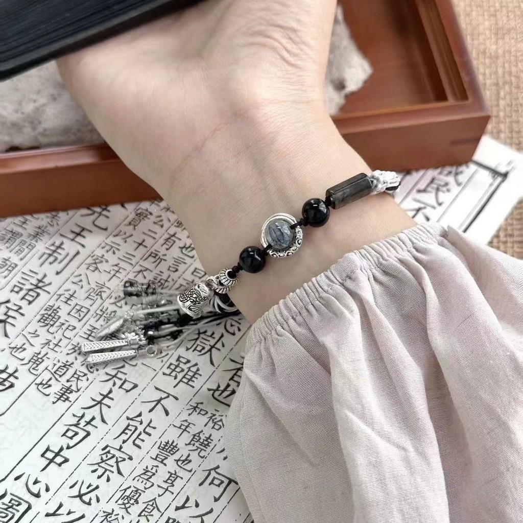 New Chinese Elegant Style Bell Beaded Bracelet With Sophisticated Detailing Handcrafted