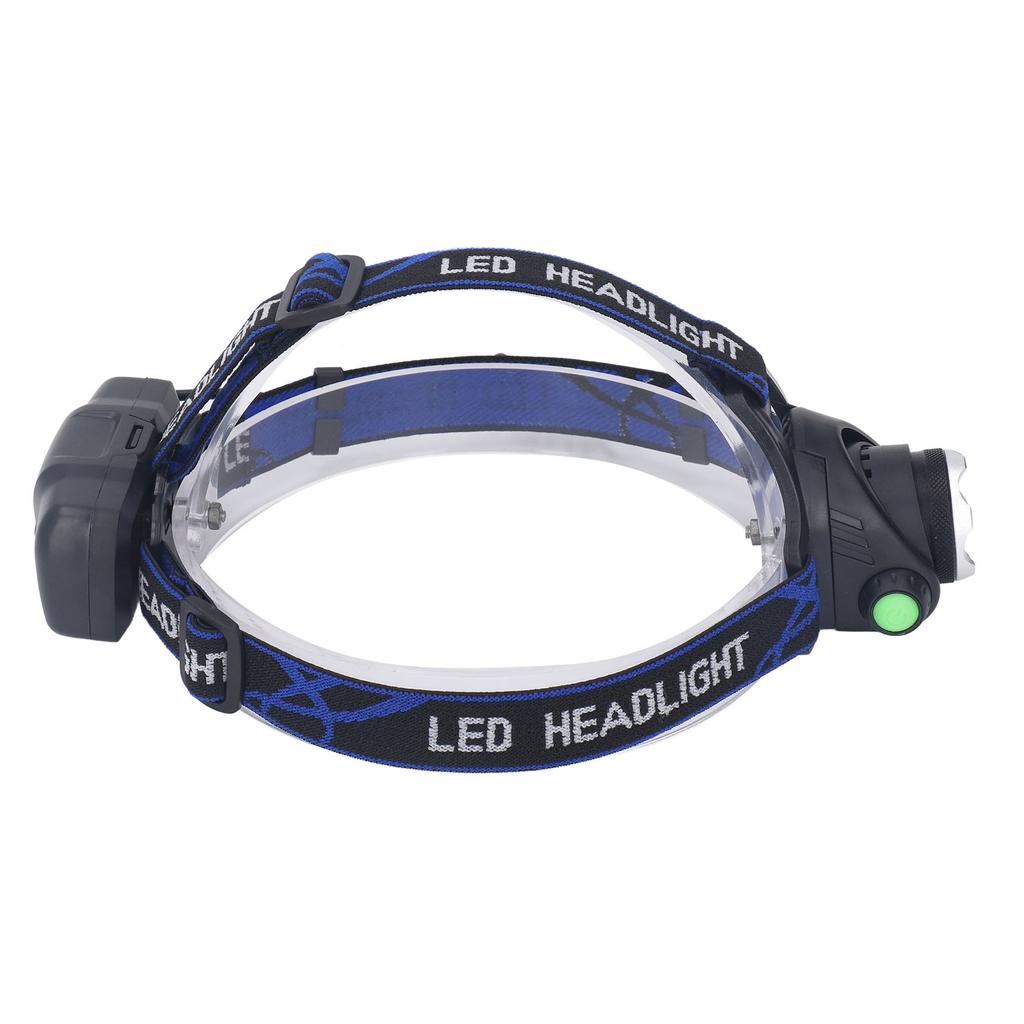 Lampada frontale a LED Lampada frontale ad alta luminosità Luce da lavoro Regolabile 3 modalità Resistente all'acqua per esterni