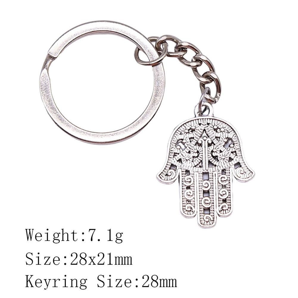 Back To School Bag Keyring Hamsa Hand Eye Of Horus Key Ring Ornaments For Home Cool Keychain
