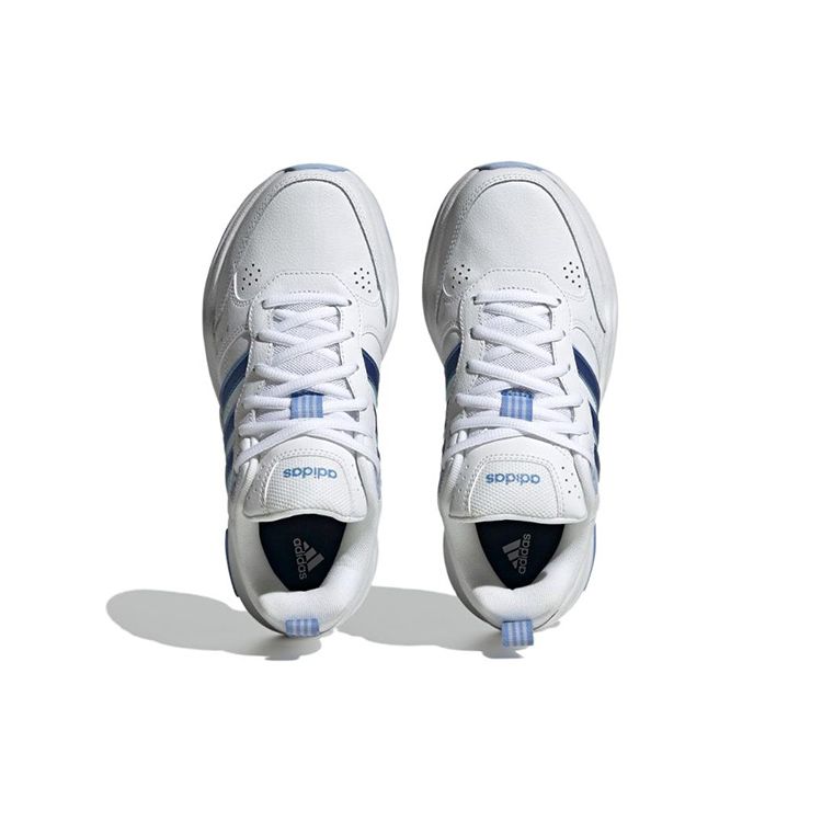 Adidas Neo Strutter PU Leather Casual Low-Top Sneakers Women Sneakers Blue HQ1824