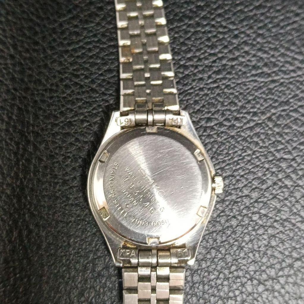 Used Working SEIKO Ladies' Day-Date Silver Vintage