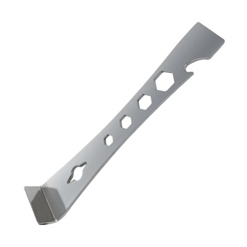 

Pry Bar , StainlessSteel Flat Bar Crowbars, HexWrench, Small Pry Bar,7inch CrowBars Molding, Scrapers, Nail,Puller 1